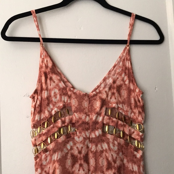 Tie dye cut out bohemian maxi dress - Picture 6 of 10